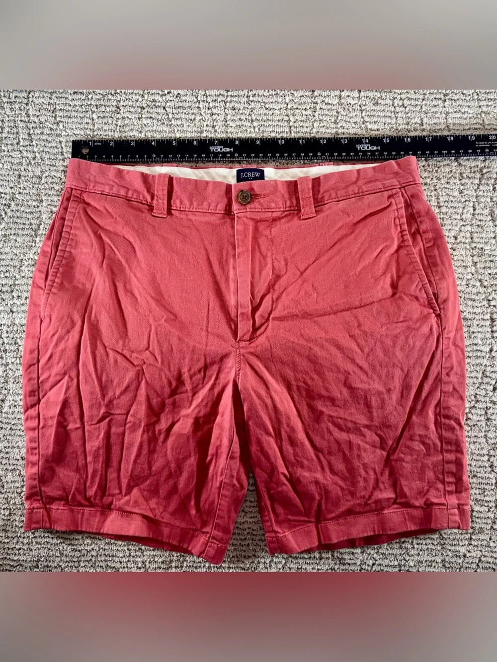 J. Crew Men’s Size 32 Pink 9” Inseam Chino‎ Shorts